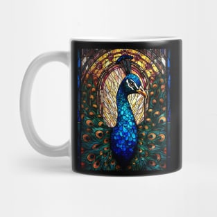 Beautiful peacock face Mug